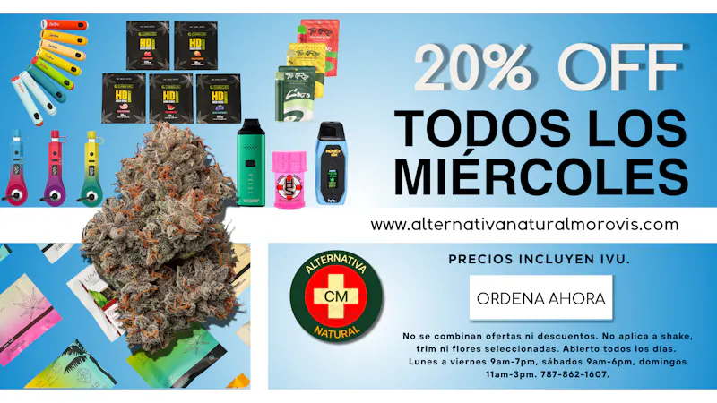 Alternativa Natural MIÉRCOLES DE AHORRO – 20% MENOS💸