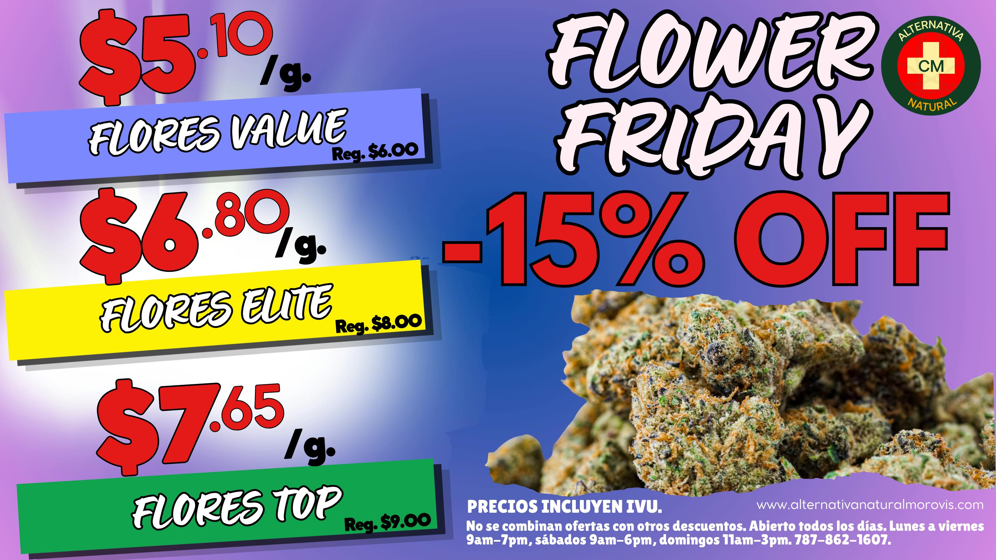 Alternativa Natural 💸VIERNES DE FLORES CON 15% MENOS🫰🏽