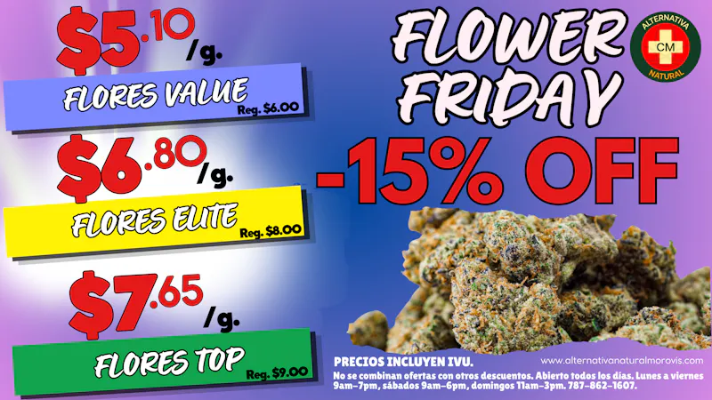 Alternativa Natural 💸VIERNES DE FLORES CON 15% MENOS🫰🏽