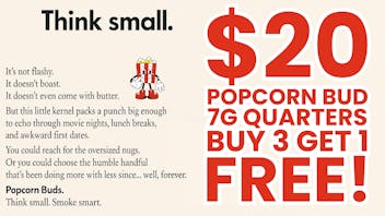 Morgan Road Rx $60 Popcorn Bud OZ