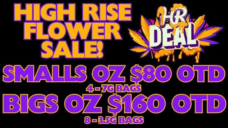 Morgan Road Rx HIGH RISE FLOWER SPECIAL!