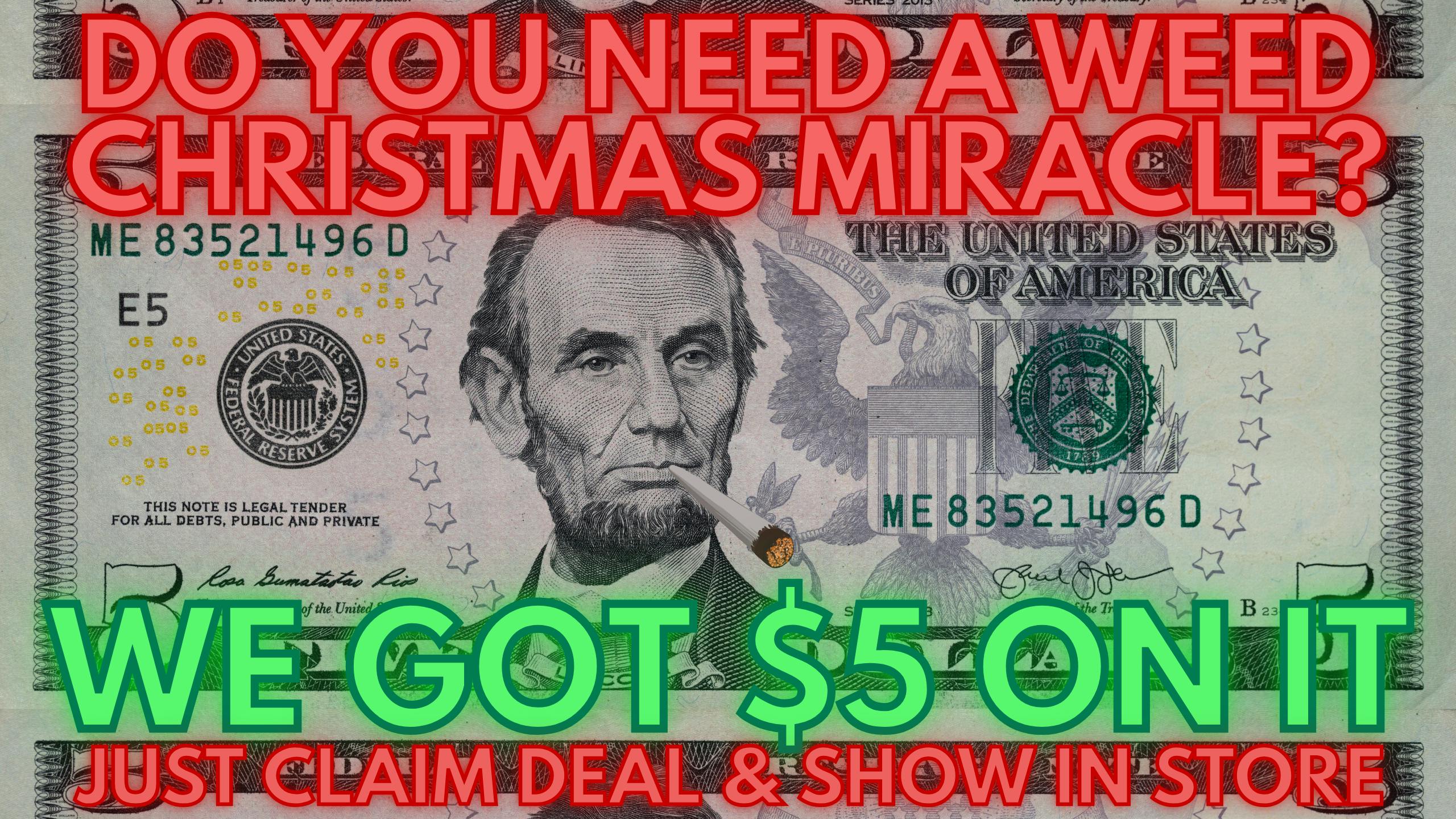 Morgan Road Rx It's a CHRISTMAS WEED MIRACLE!