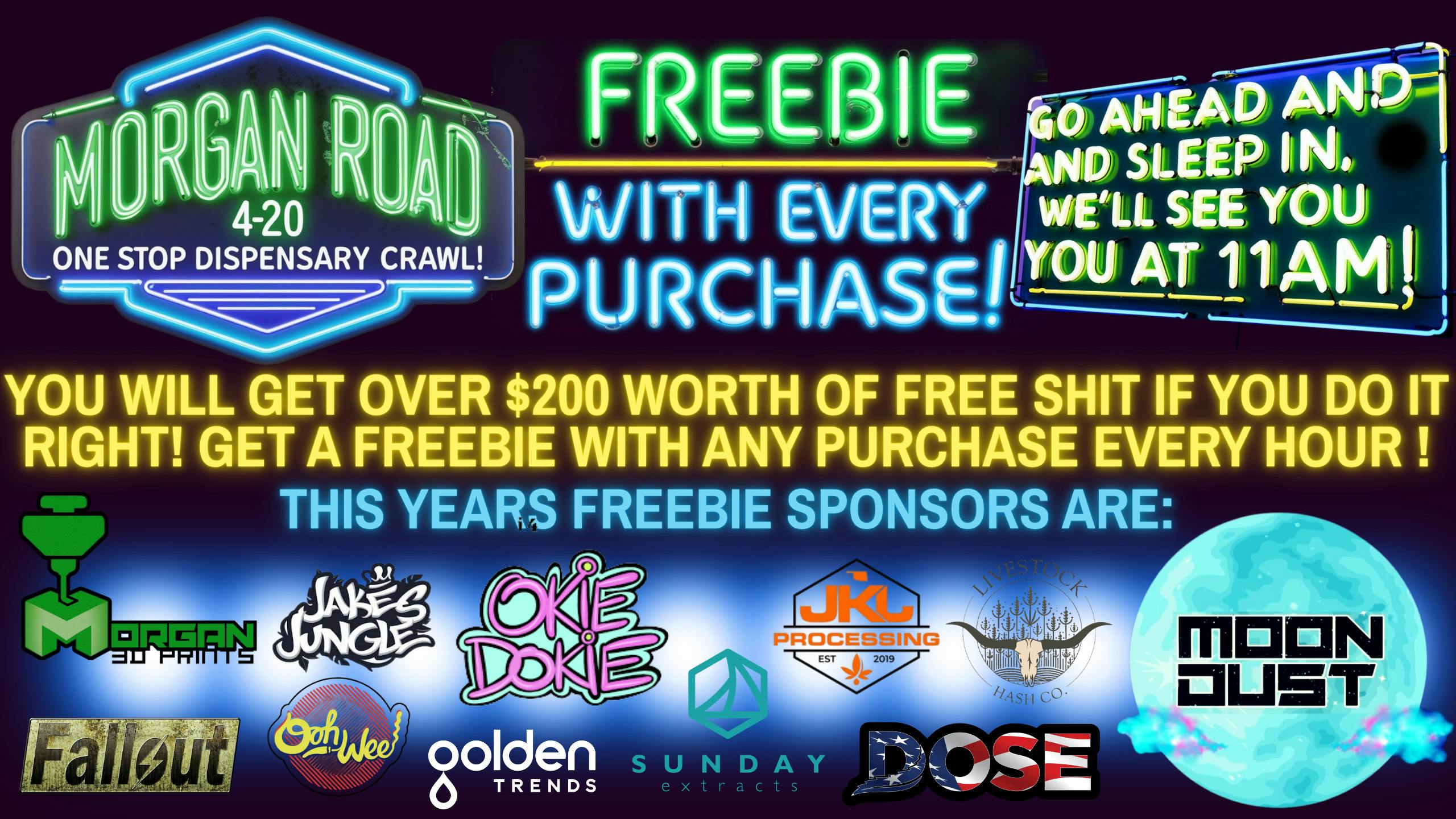 Morgan Road Rx MONDAY 4-20 ONLY!!!