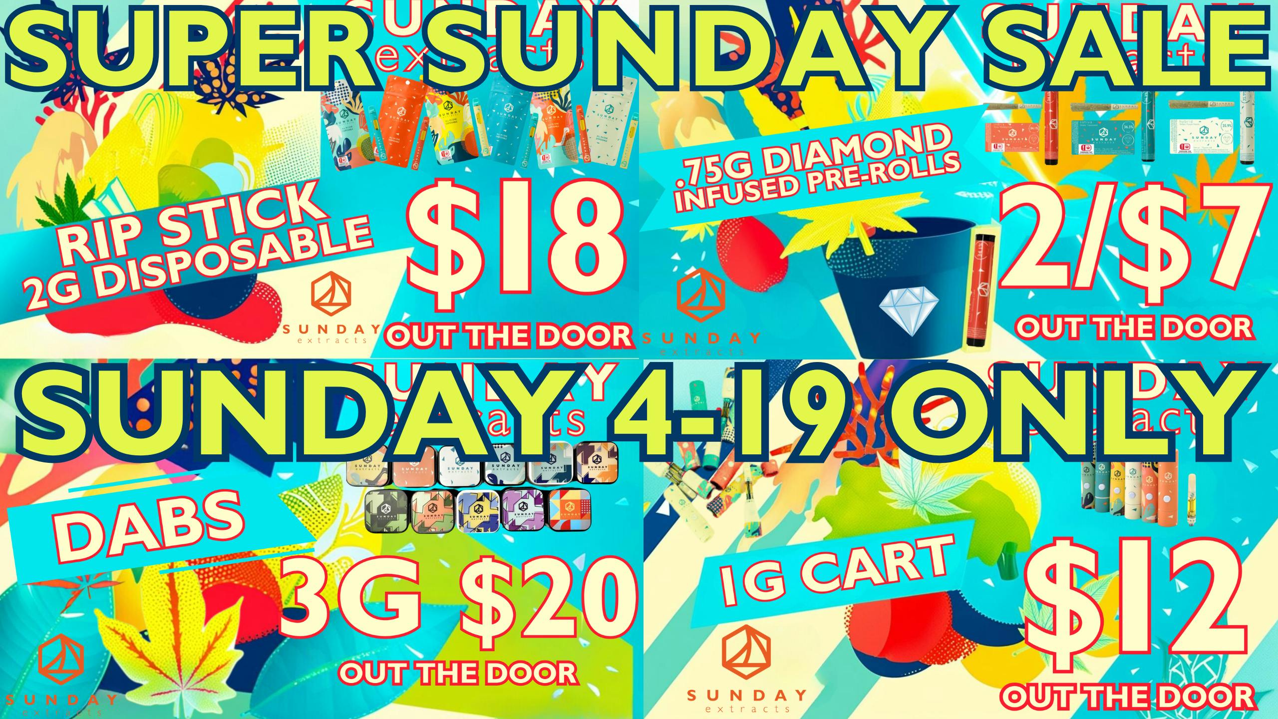 Morgan Road Rx 4-19 ONLY!! SUPER SUNDAY SALE
