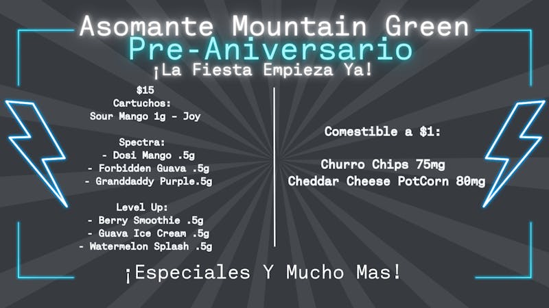 Asomante Mountain Green !CALENTANDO MOTORES: PRE-ANIVERSARIO!