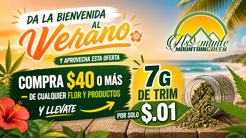 Asomante Mountain Green 🌴CALOR, SABOR y OFERTAS 🌴