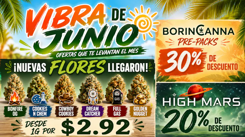 Asomante Mountain Green 🌿OFERTAS DE JUNIO: ¡NUEVAS FLORES DESDE $2.92/g!