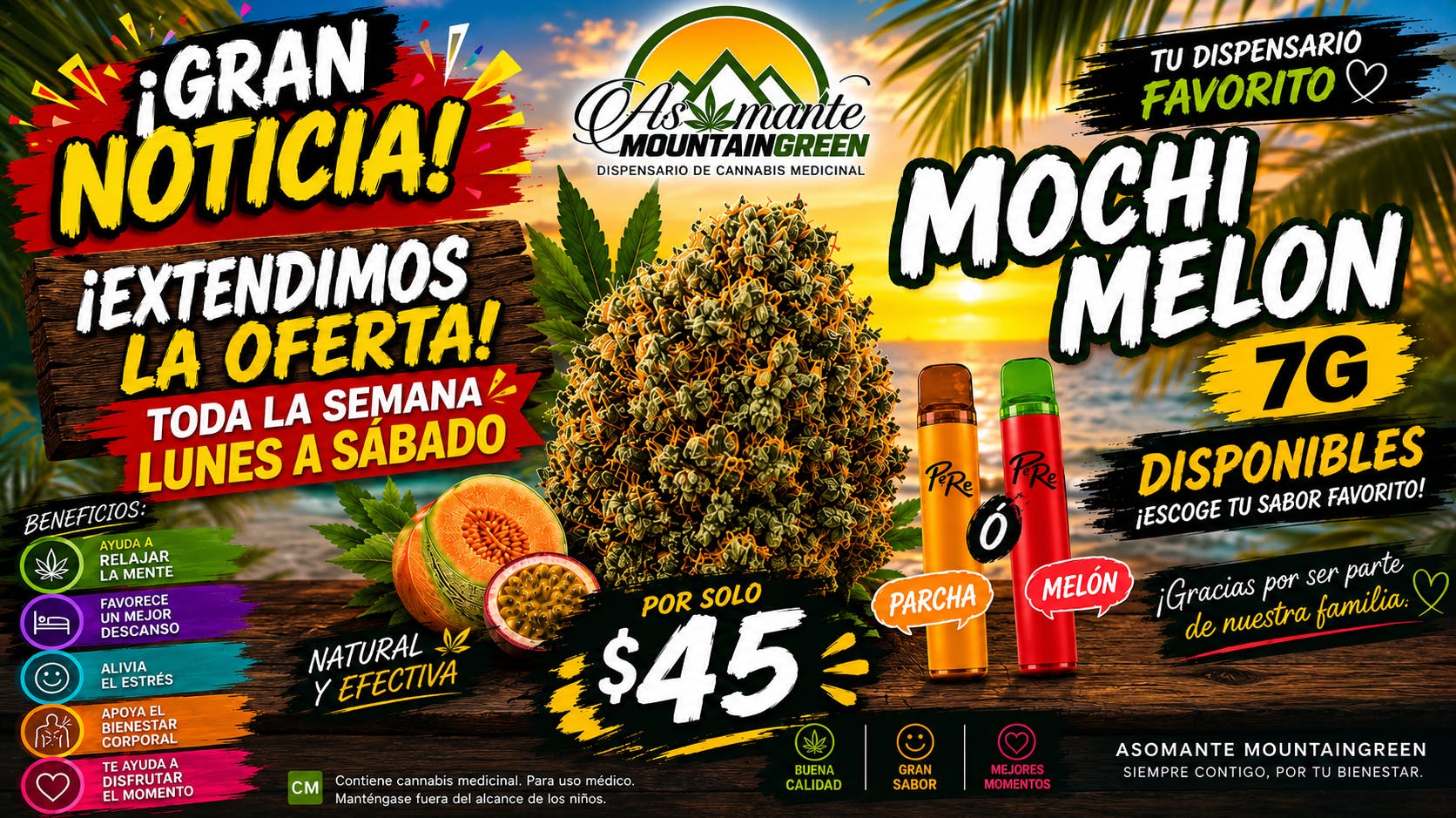 Asomante Mountain Green 🔥 ¡La Oferta Continúa Toda la Semana!