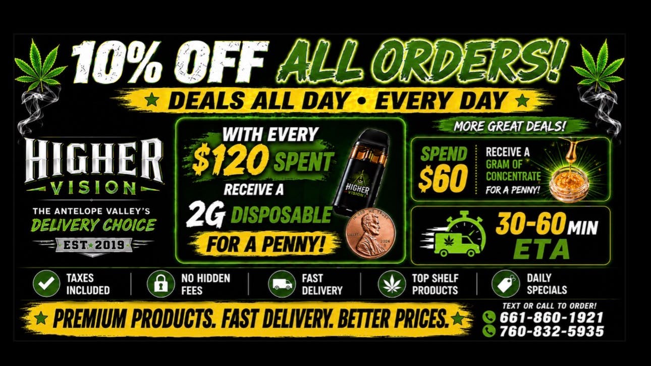 Higher Vision Delivery Low Prices, More Savings