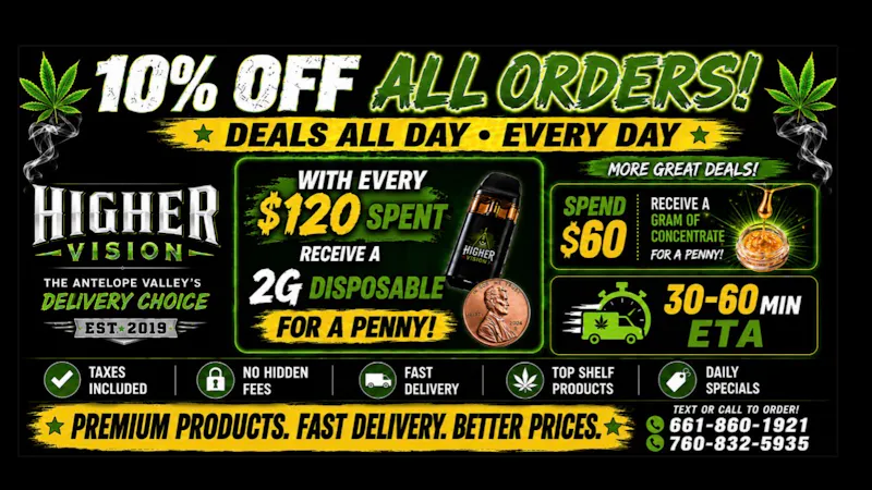 Higher Vision Delivery Low Prices, More Savings