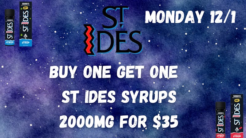 Down Under Industries Dispensary St Ides syrup Bogo