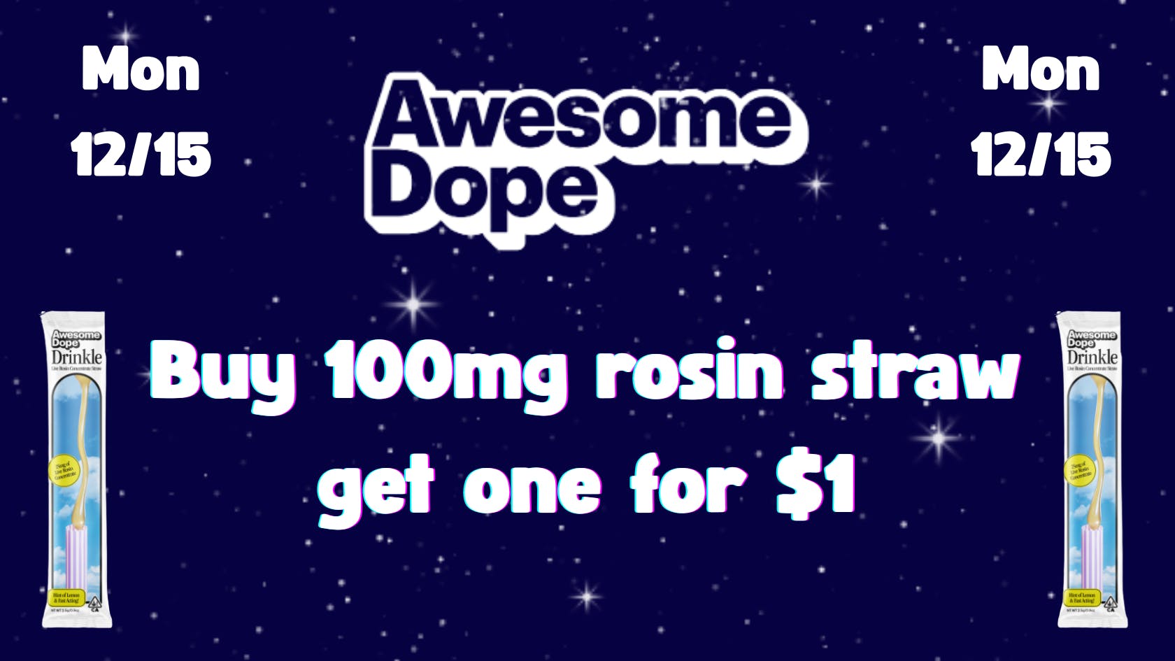 Down Under Industries Delivery Drinkle BOGO!!!!