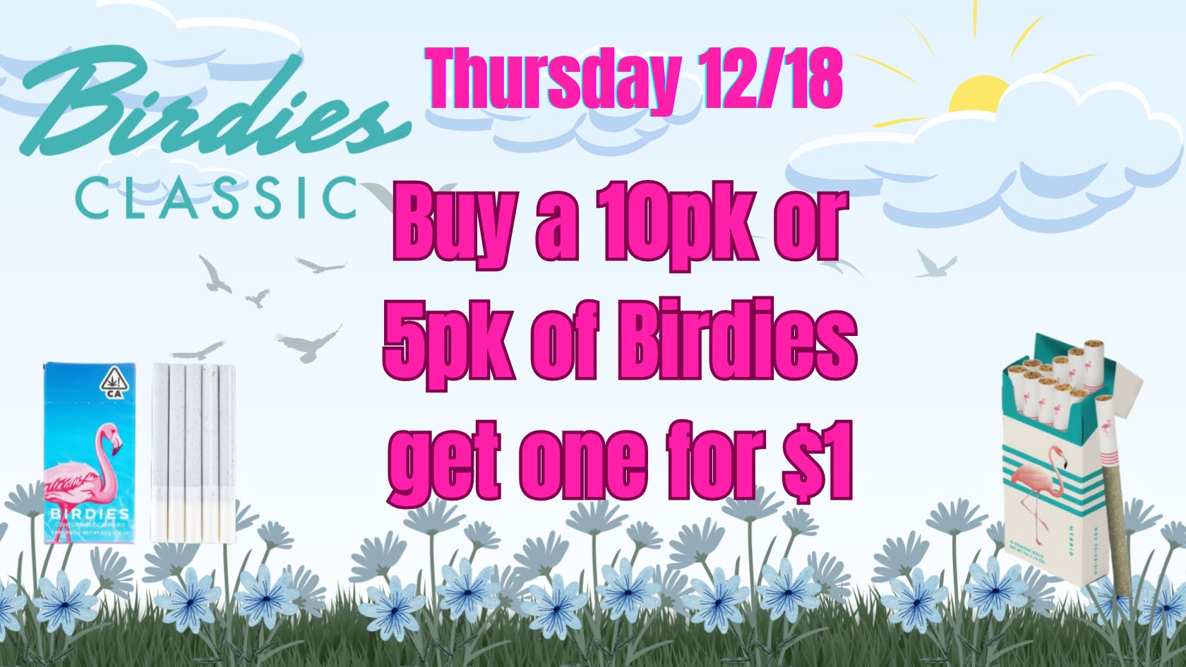 Down Under Industries - Marin Birdies Preroll BOGO