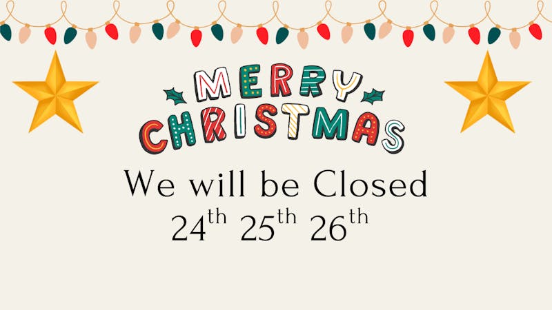 Down Under Industries Delivery We will be Closed