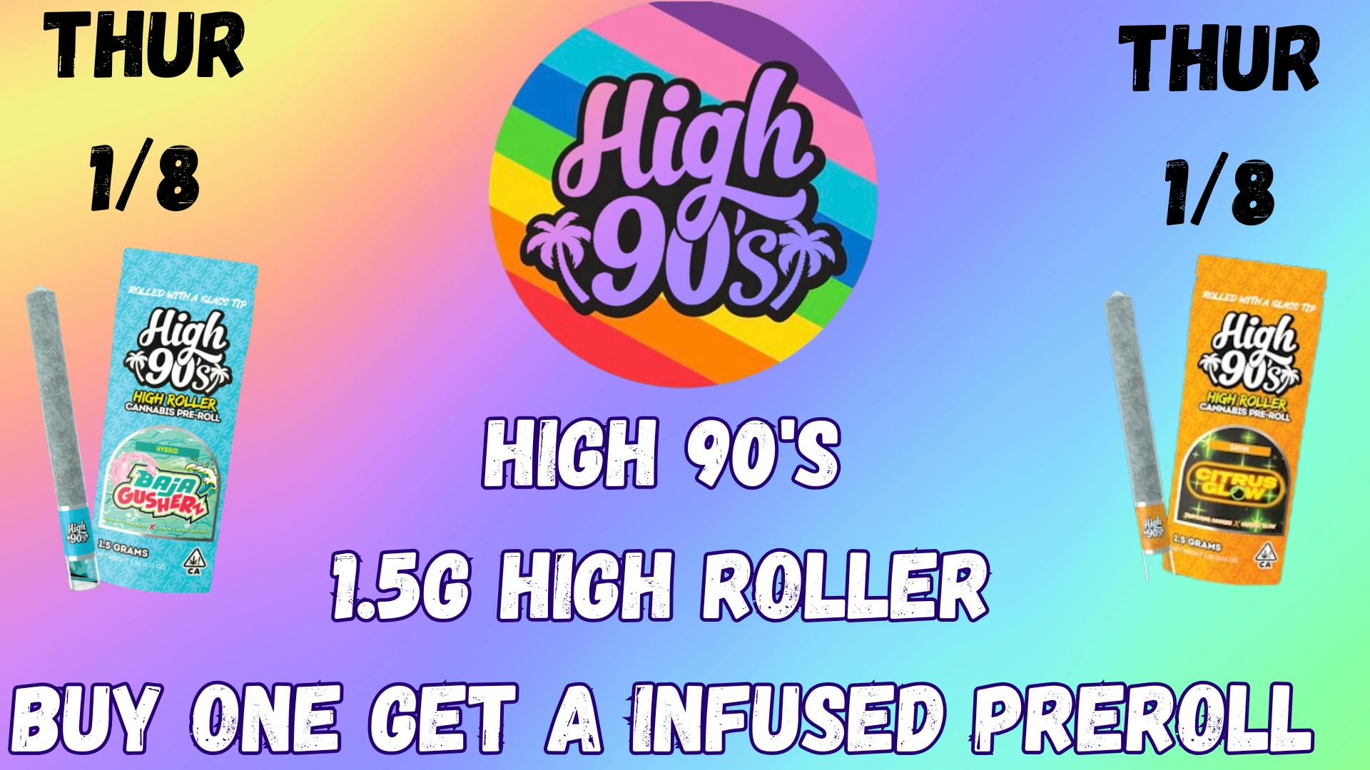 Down Under Industries - Marin 1.5G Preroll High 90's Deal