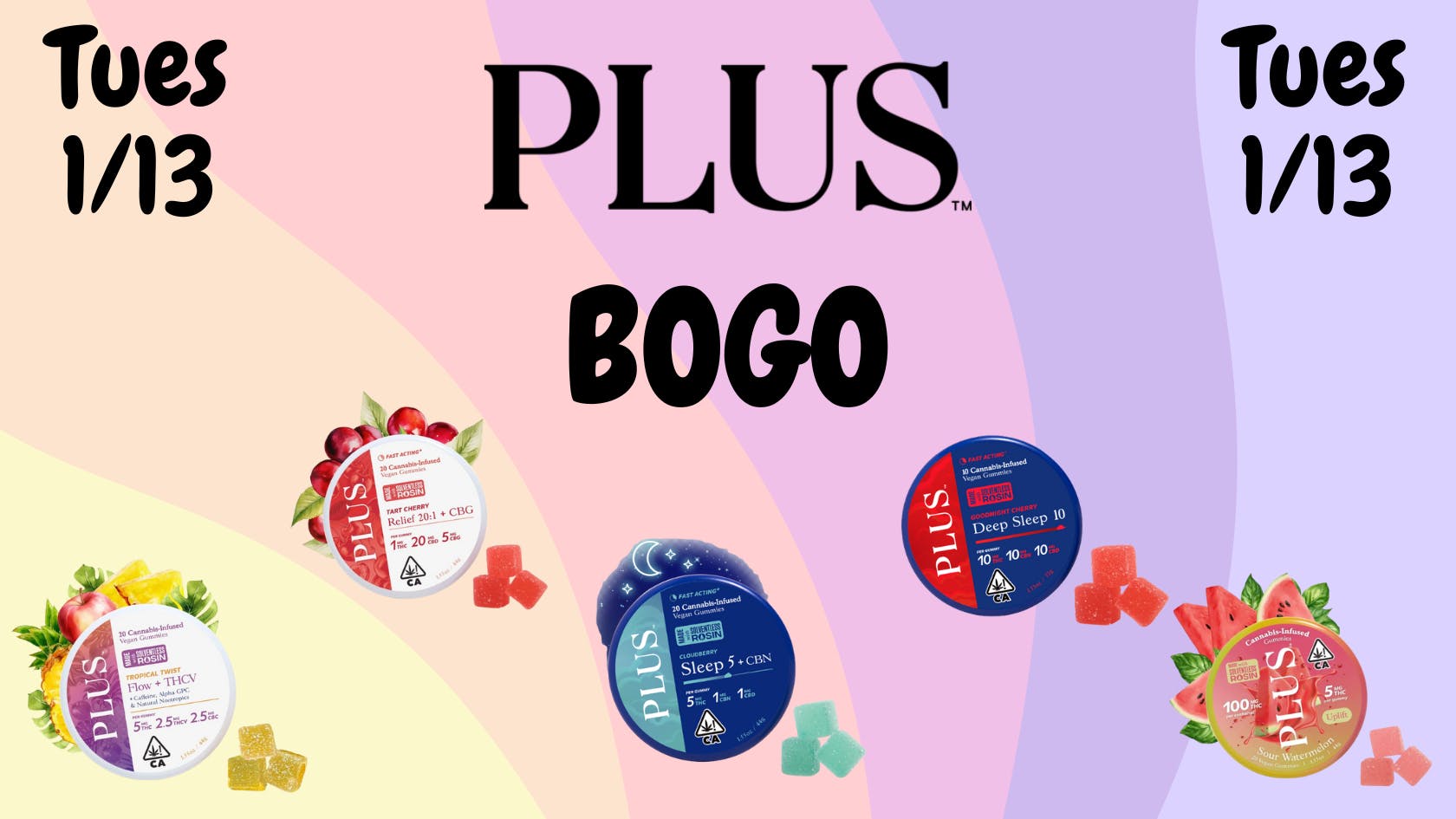 Down Under Industries Dispensary Plus gummy deal BOGO