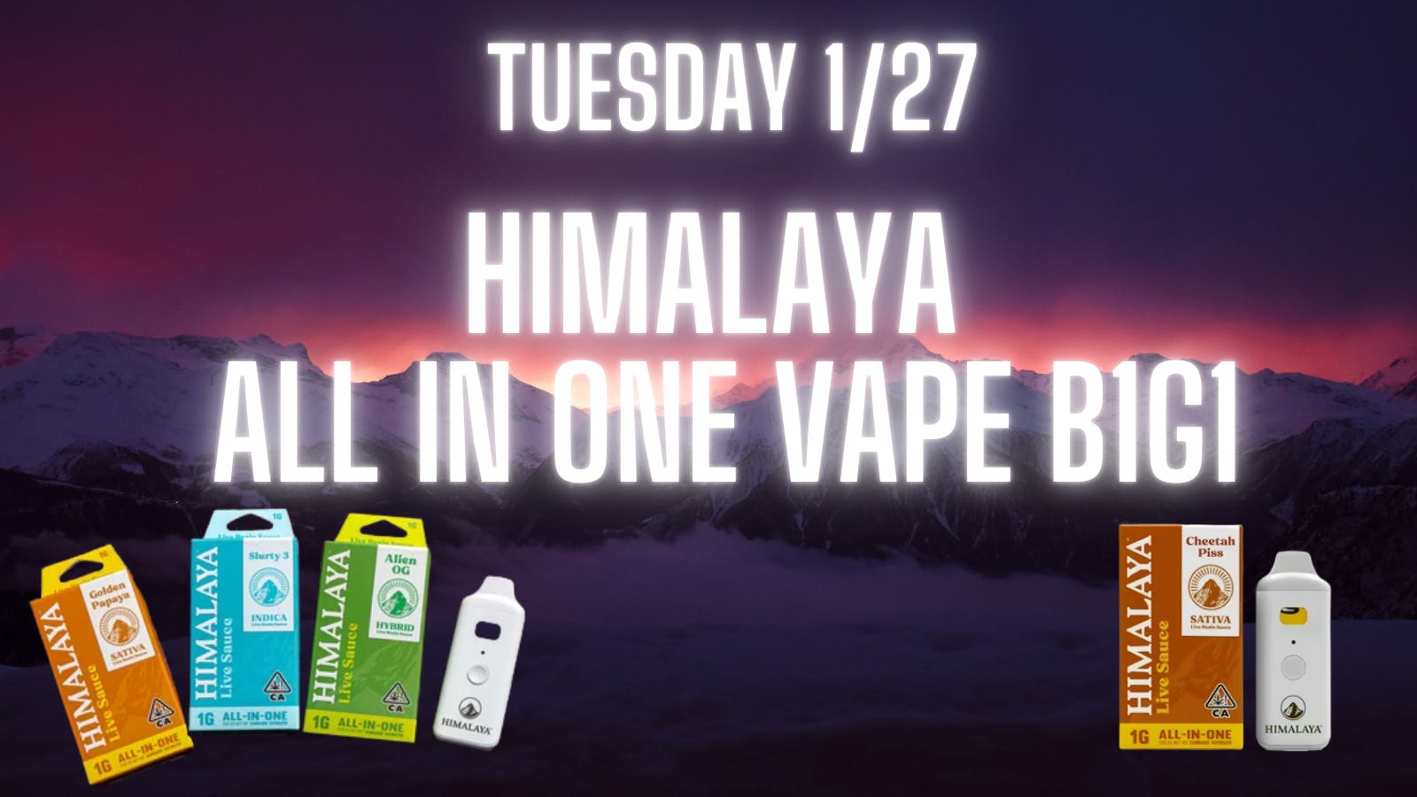 Down Under Industries Dispensary Himalaya AIO BOGO