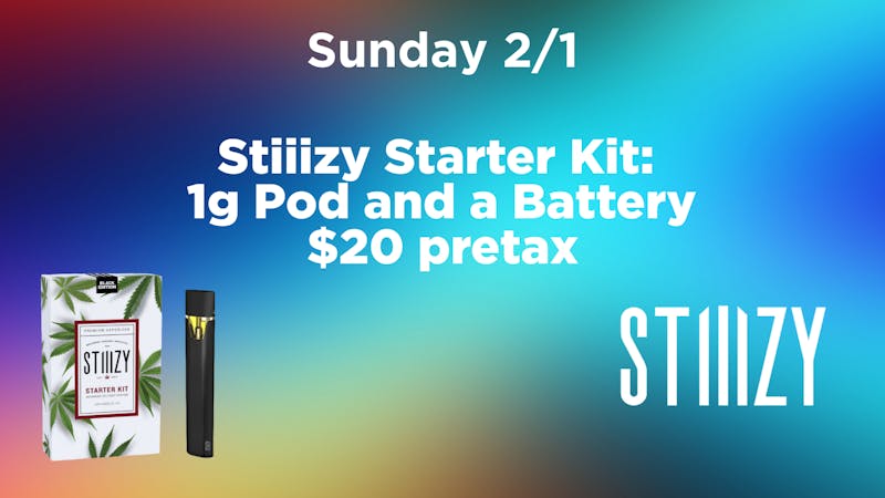 Down Under Industries Dispensary Stiiizy Starter Kit $20