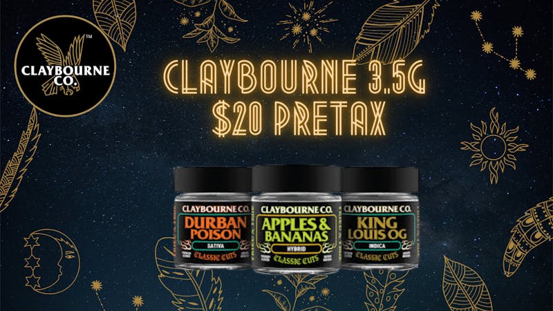 Down Under Industries Delivery $20 Claybourne 3.5g