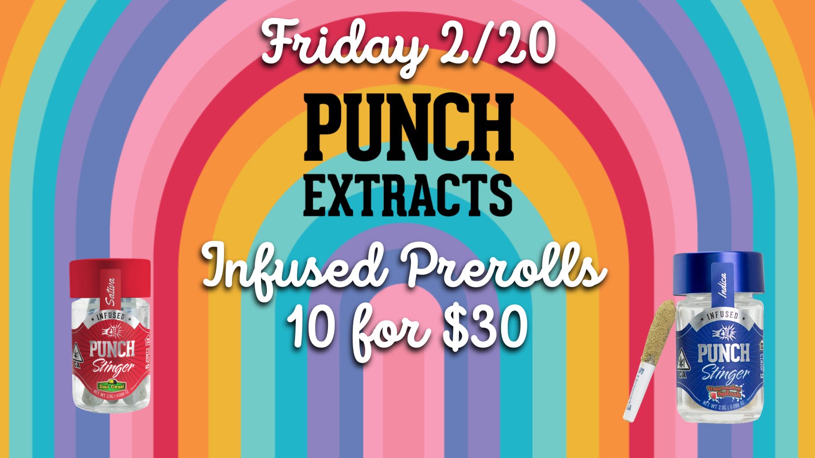 Down Under Industries Dispensary 10 Infused Mini Prerolls for $30