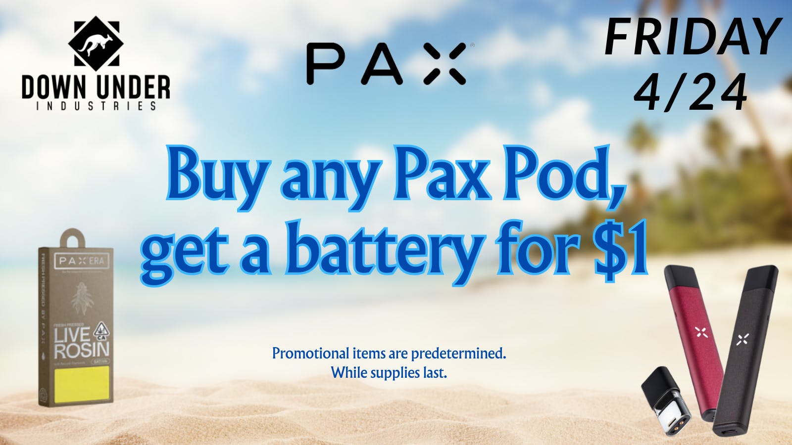Down Under Industries - Marin Buy a Pax Pod get a Battery