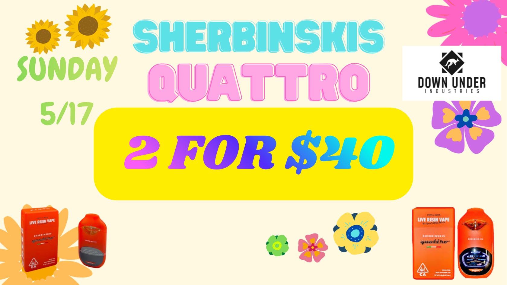 Down Under Industries - Marin Sherbinskis All in One Vape 2 for $40