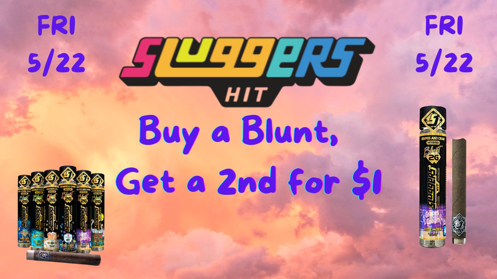 Down Under Industries - Marin Sluggers 2g Infused Blunt BOGO