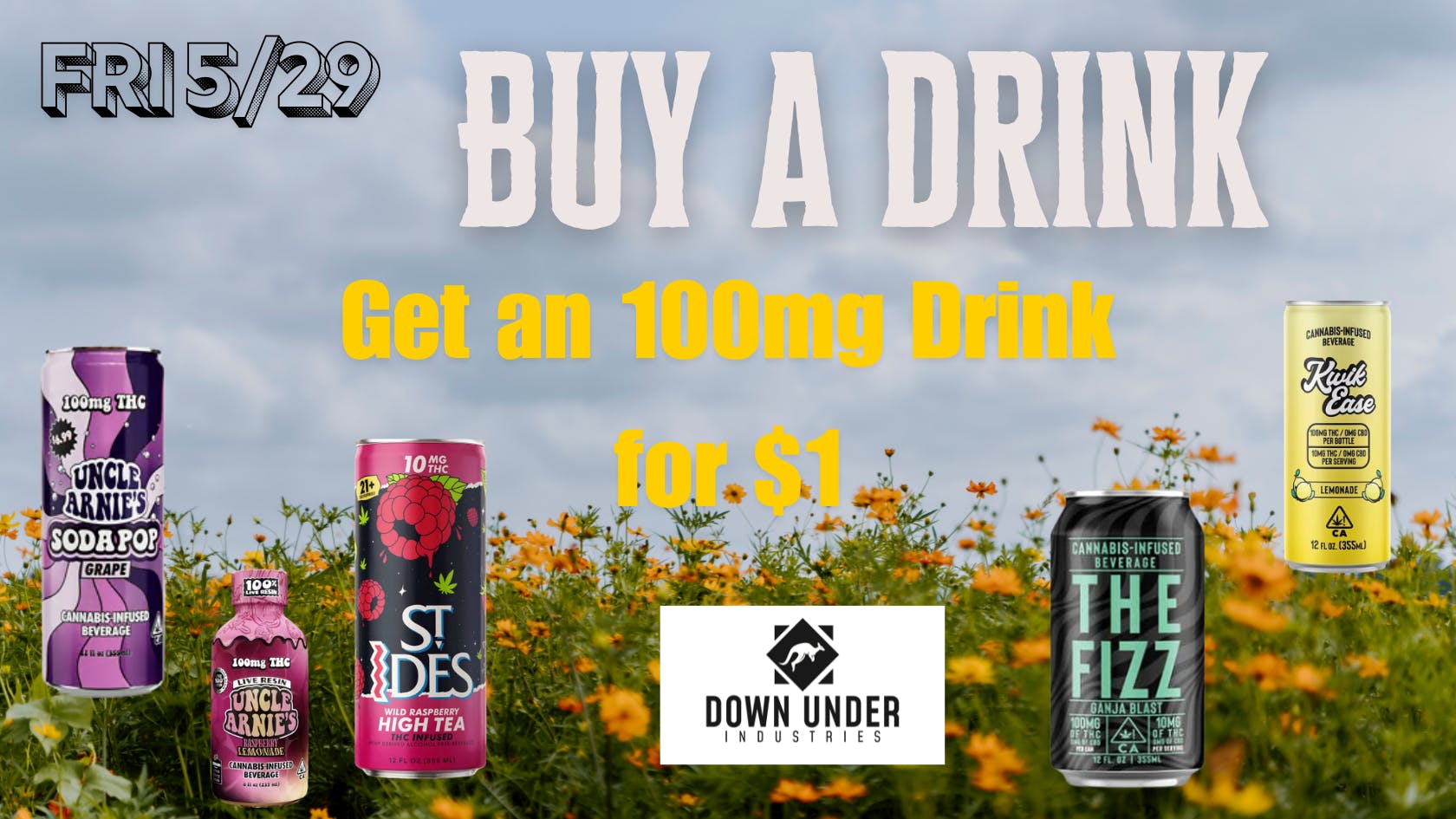 Down Under Industries - Marin Drink Bogo!!!!!!