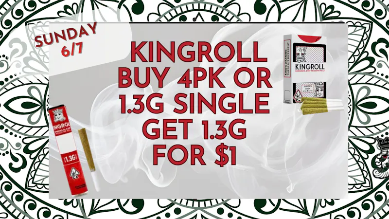 Down Under Industries Delivery Kingroll Infused preroll BOGO