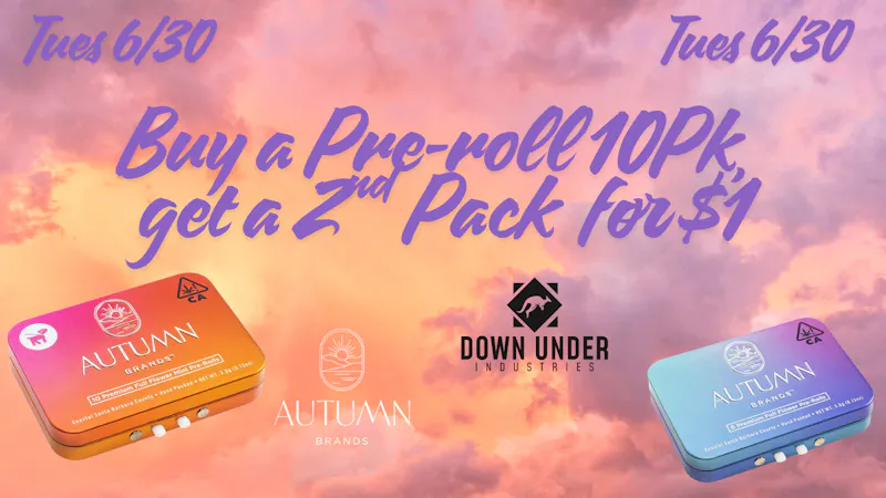 Down Under Industries - Marin Autumn Brands Preroll 10PK BOGO
