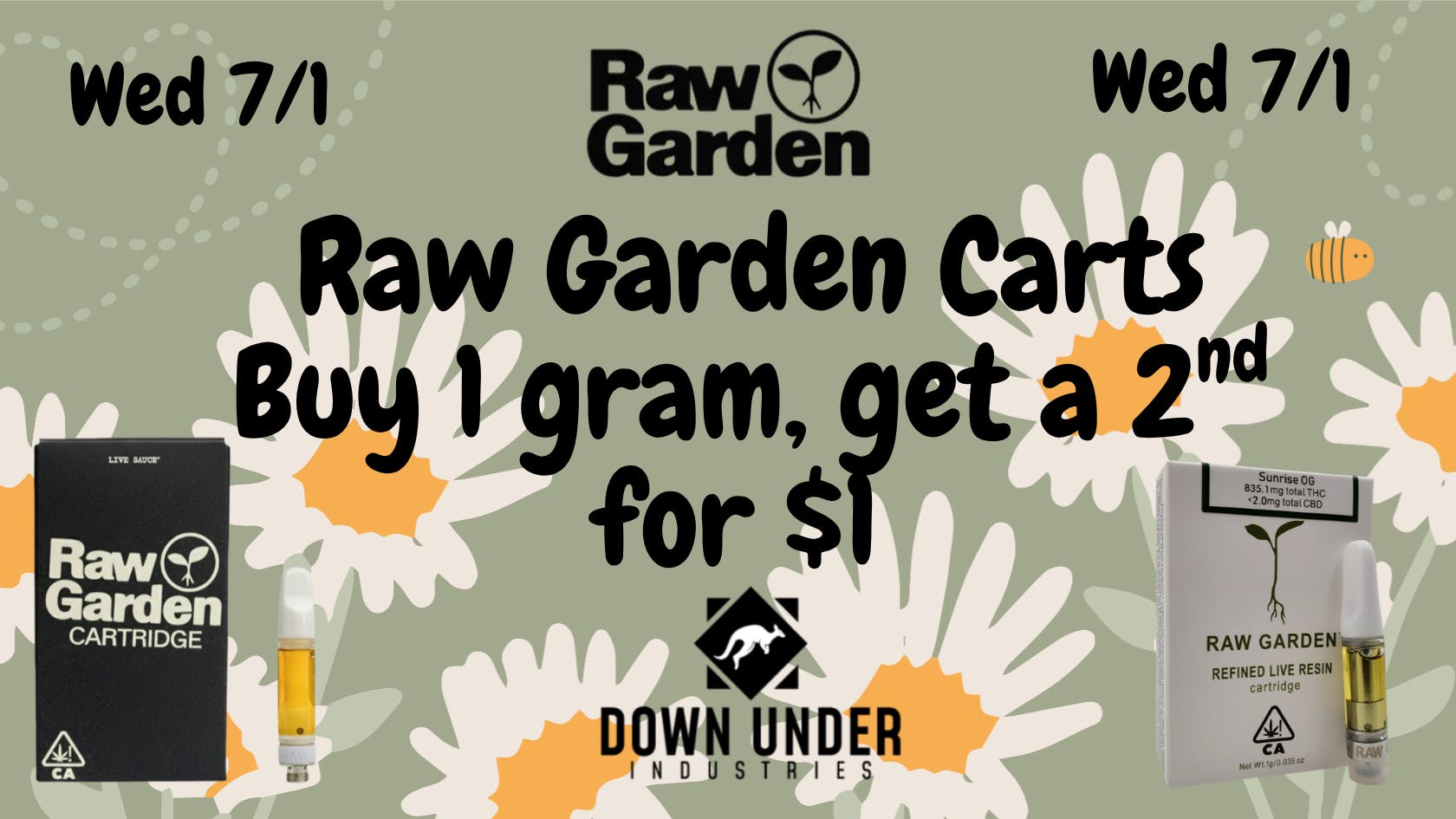 Down Under Industries - Marin Raw Garden Carts BOGO