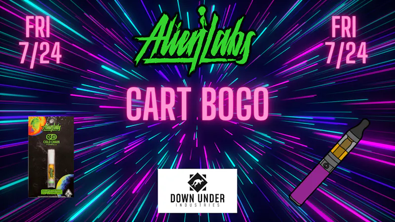 Down Under Industries - Marin Alien Labs Cart Deal Buy one, get a 2nd for $1