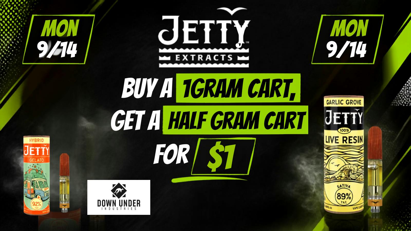 Down Under Industries - Marin Jetty Cart Buy One get One for $1