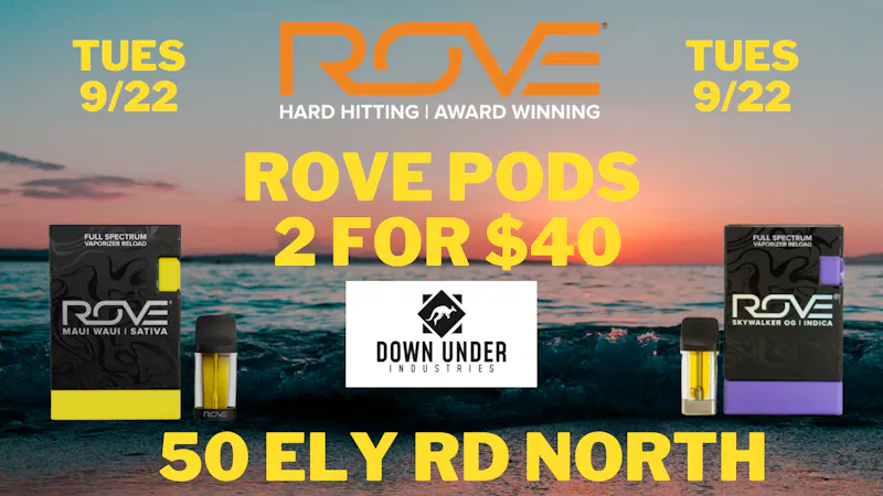 Down Under Industries - Marin Rove Pod 2 for $40 pretax