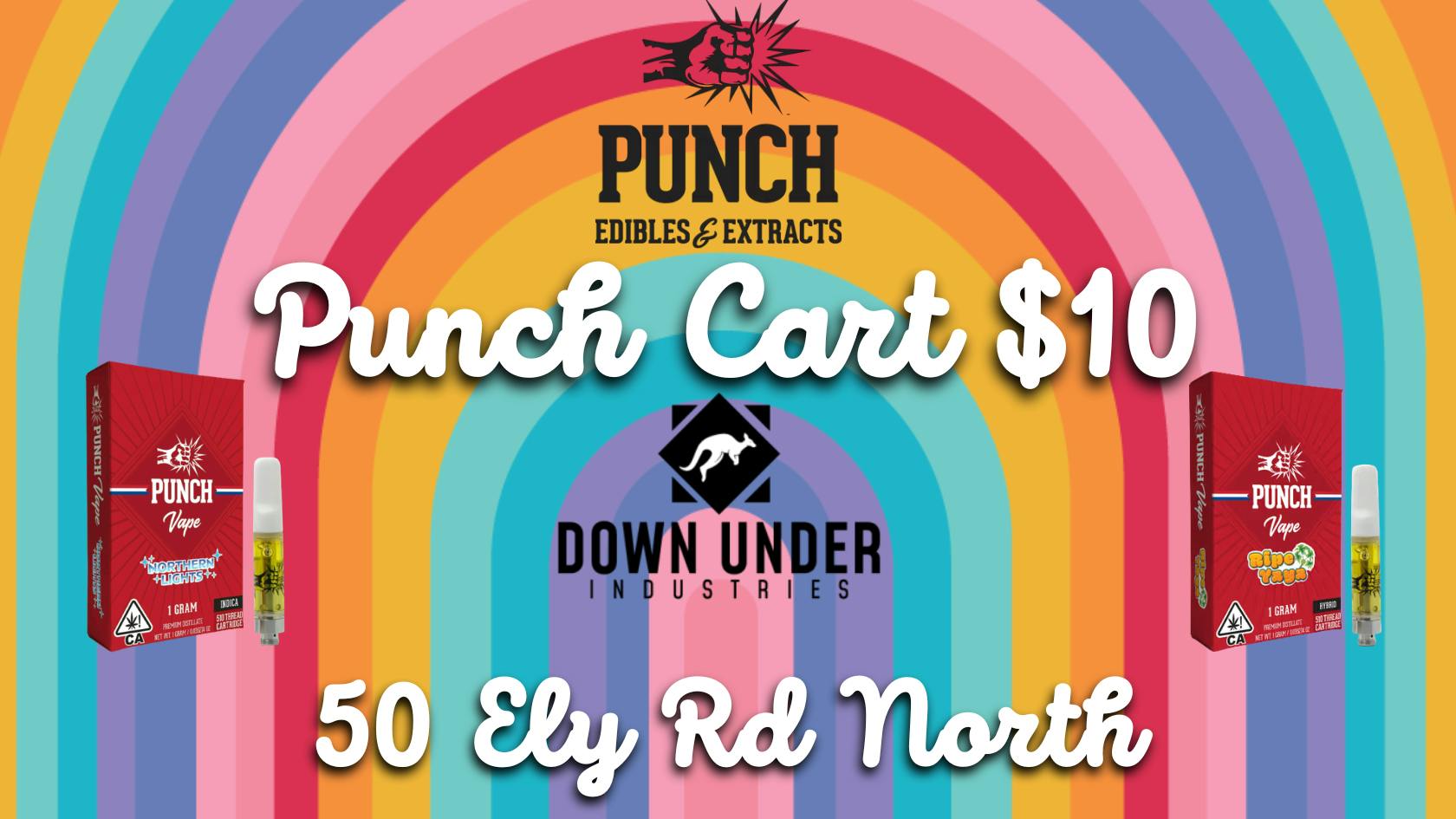 Down Under Industries - Marin Punch extracts Cart $10 Pretax