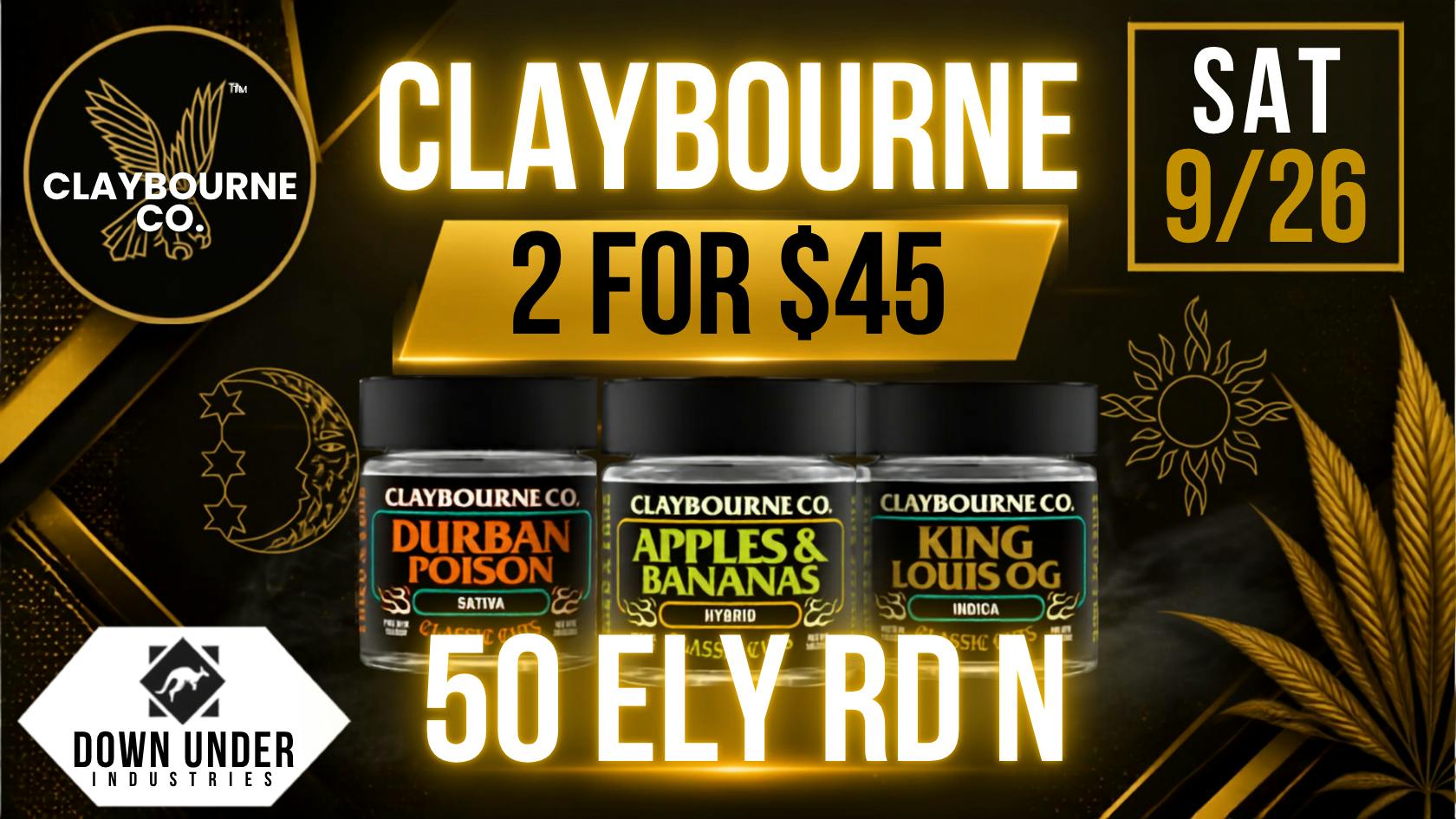 Down Under Industries - Marin Claybourne 7G for $45 pretax