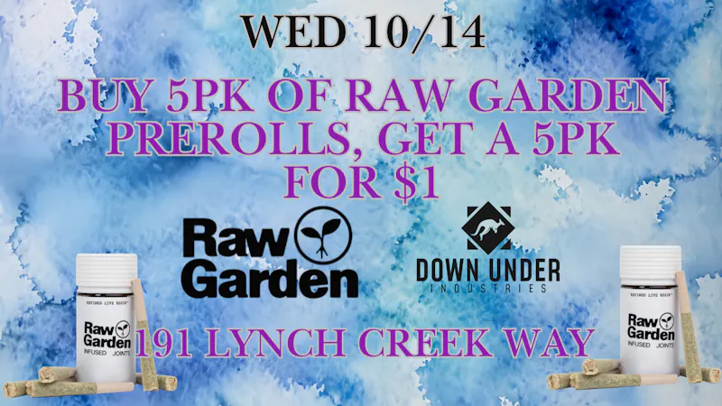 Down Under Industries - Marin Raw Garden Infused Pre-roll Pack BOGO