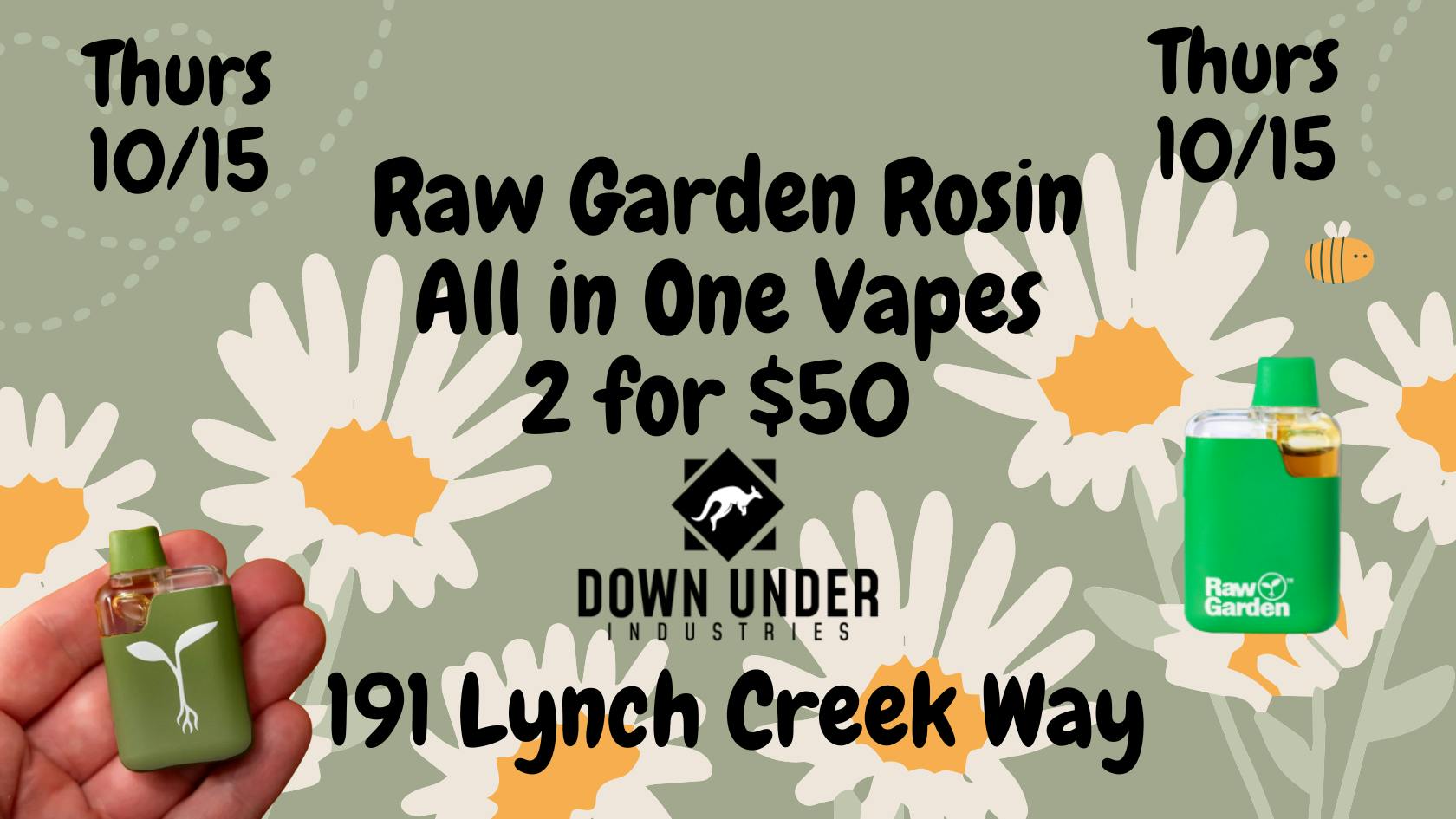 Down Under Industries - Marin Raw Garden Rosin All in One BOGO