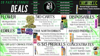 20 Past 4 Sturgis CLICK HERE FOR WEEKLY DEALS