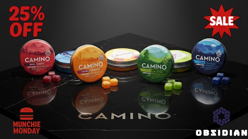 Obsidian Dispensary 🍬🔥 Munchie Monday – Camino Gummies 25% OFF! 🔥🍬