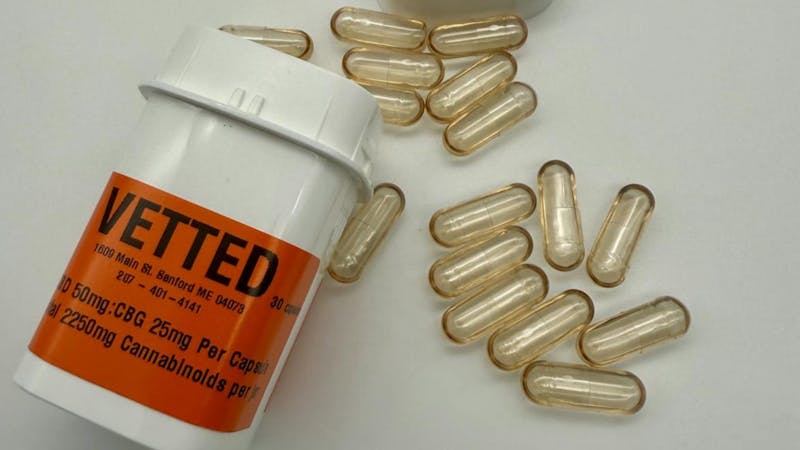 Vetted Cannabis `20% OFF CBD:CBG CAPSULES