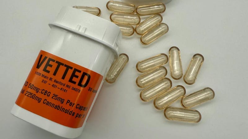 Vetted Cannabis 20% CBD:CBG Capsules