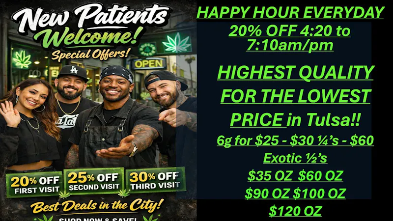 Tulsa House of Fire - 24/7 (Never Closed) 1ST VISIT 20% OFF, 2ND 25% OFF, 30% OFF 3RD VISIT