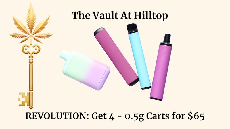 The Vault at Hilltop Revolution Carts - 4/$65