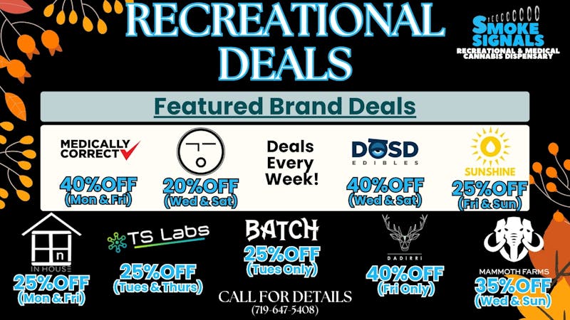 Smoke Signals Smoke Signals REC Featured Deals