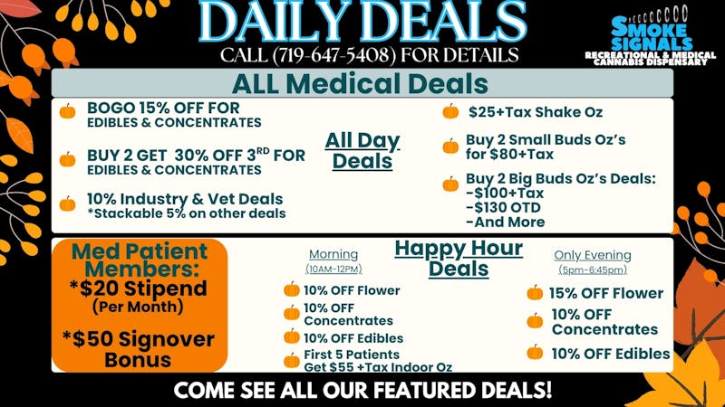 Smoke Signals Smoke Signals MED Daily Deals