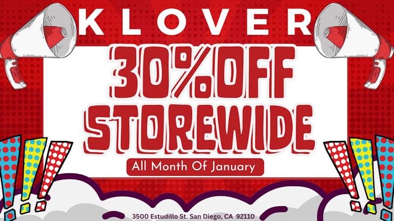 Klover 30% OFF All January Long!