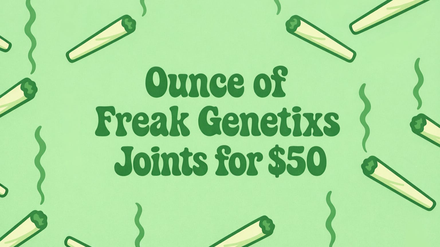 ASAP BUDS COLLECTIVE Oz. of 1g Freak Genetixs Prerolls for $50