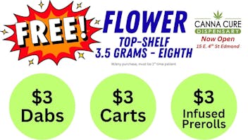 Canna Cure Dispensary III - Edmond: NOW OPEN! Free Flower for New Customers!