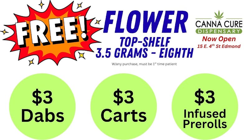 Canna Cure Dispensary III - Edmond: NOW OPEN! Free Flower for New Customers!